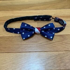 Wembley Adjustable Stars and Stripes Bow Tie